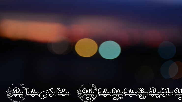 Rose Monogram Font