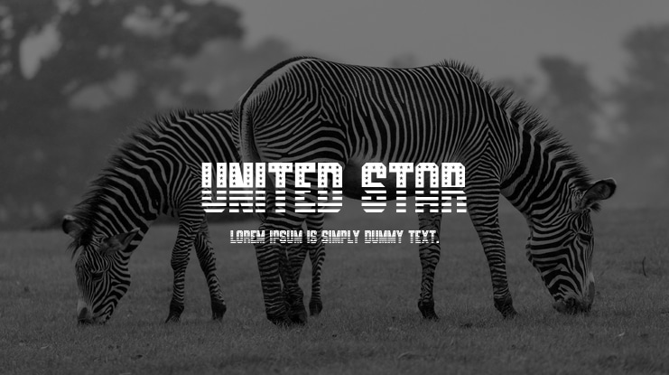 UNITED STAR Font