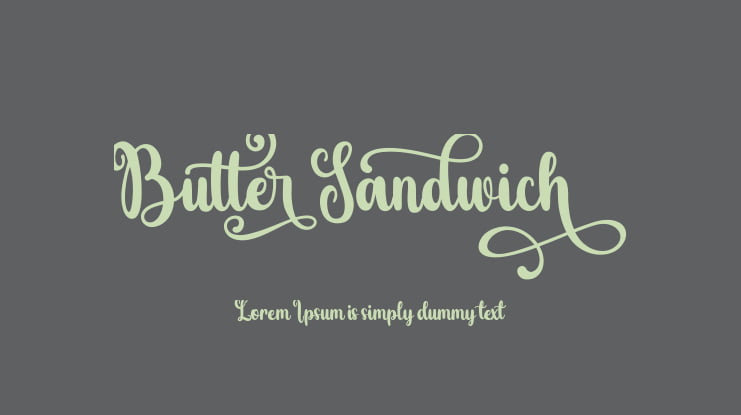 ButterSandwich Font