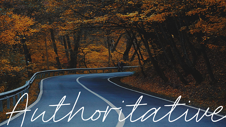 Authoritative Font