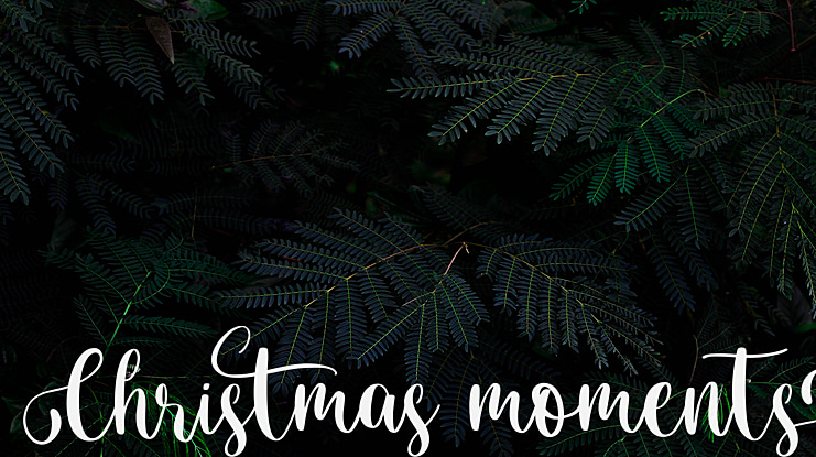 Christmas moments Font