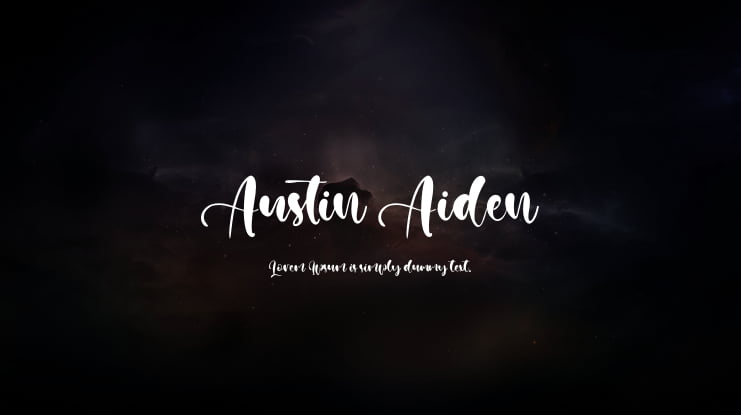 Austin Aiden Font