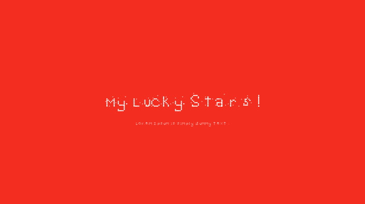My Lucky Stars! Font