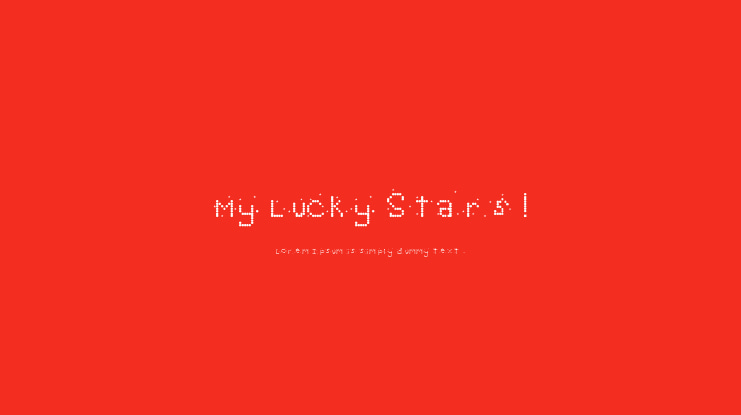 My Lucky Stars! Font