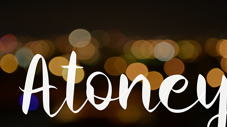 Atoney Font