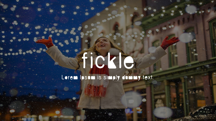 fickle Font