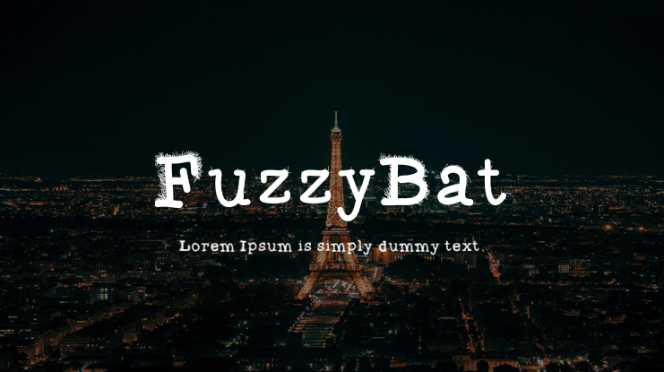 FuzzyBat Font