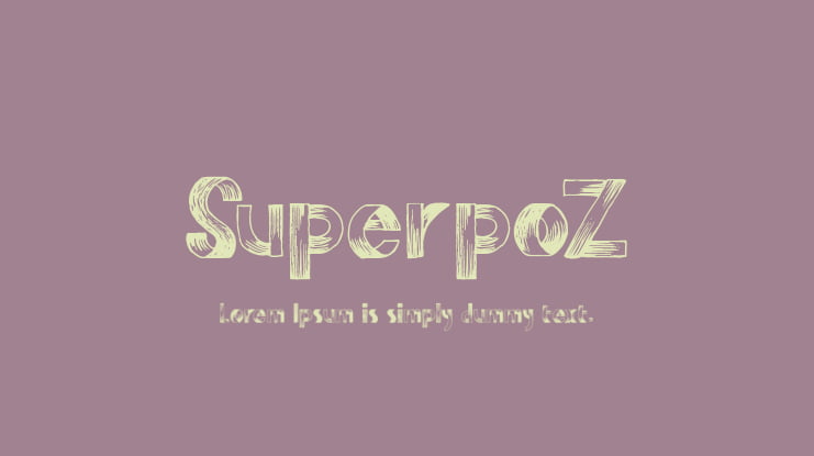 SuperpoZ Font