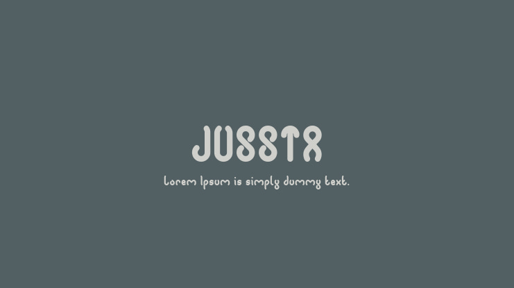 JUSSTA Font Family