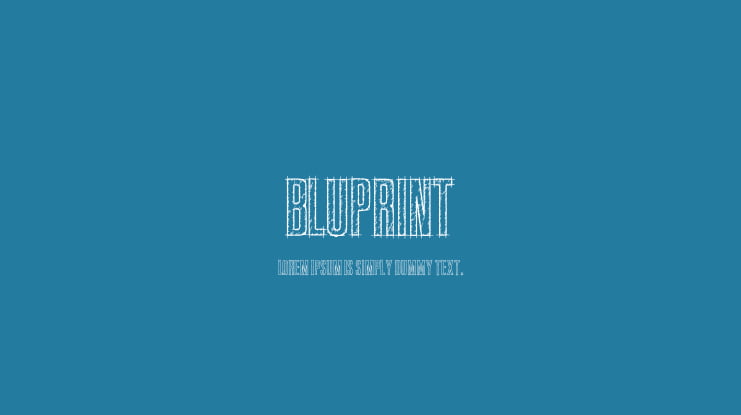 Bluprint Font