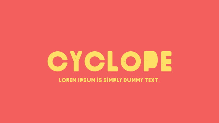 Cyclope Font
