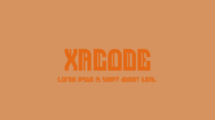 XACODE Font Family