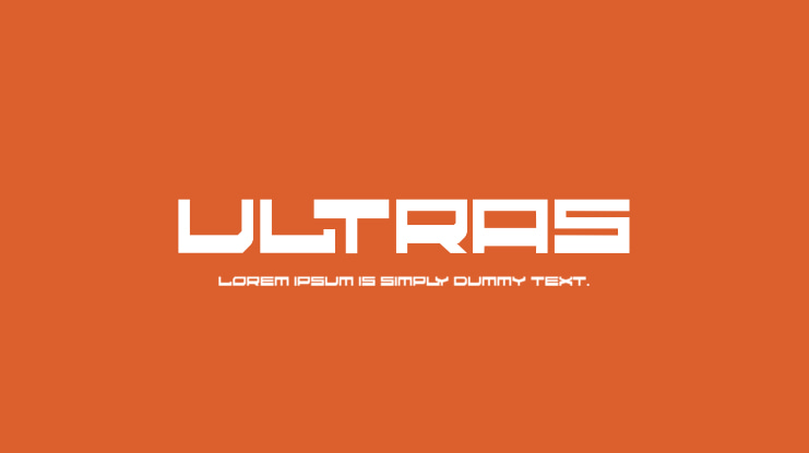 ultras Font Family