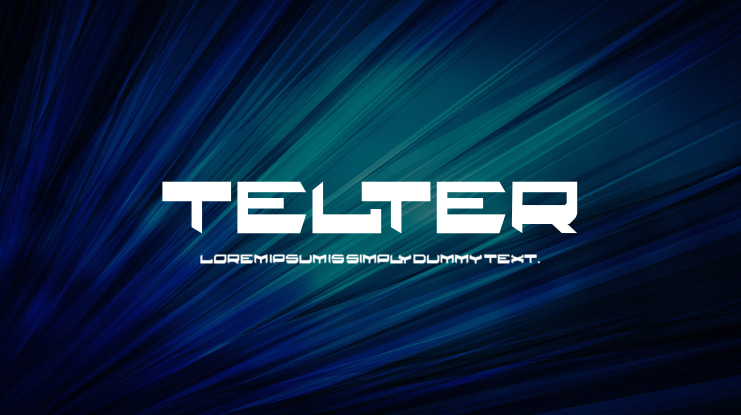 telter Font Family