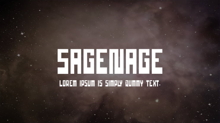 sagenage Font Family