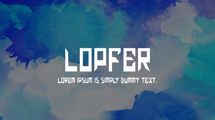lopfer Font Family