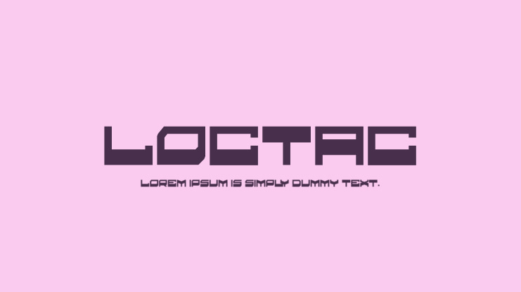 loctac Font Family