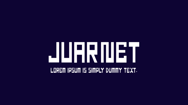 juarnet Font Family