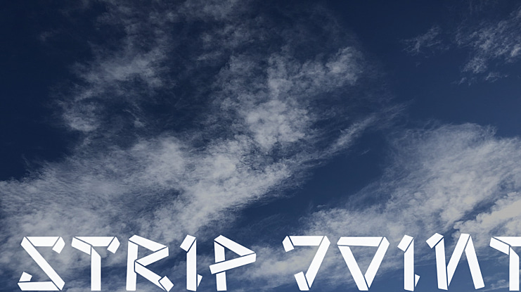 strip joint Font