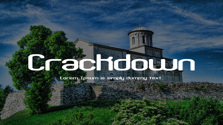 Crackdown Font Family