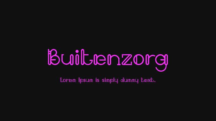 Buitenzorg Font