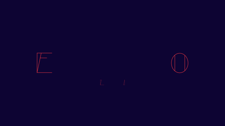 Engeepee Outline Font