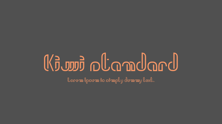 Kiwi standard Font
