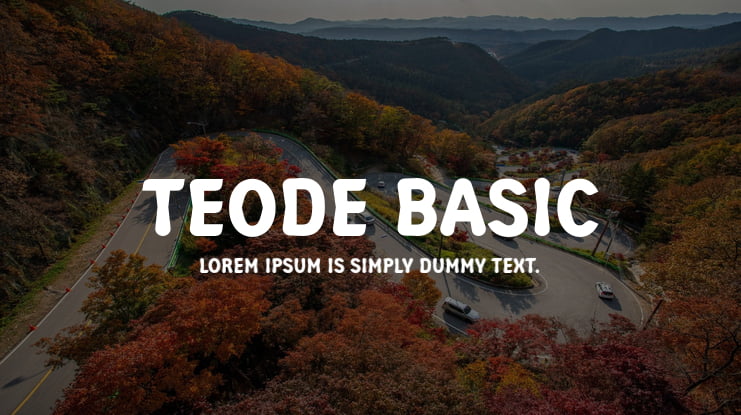 Teode Basic Font