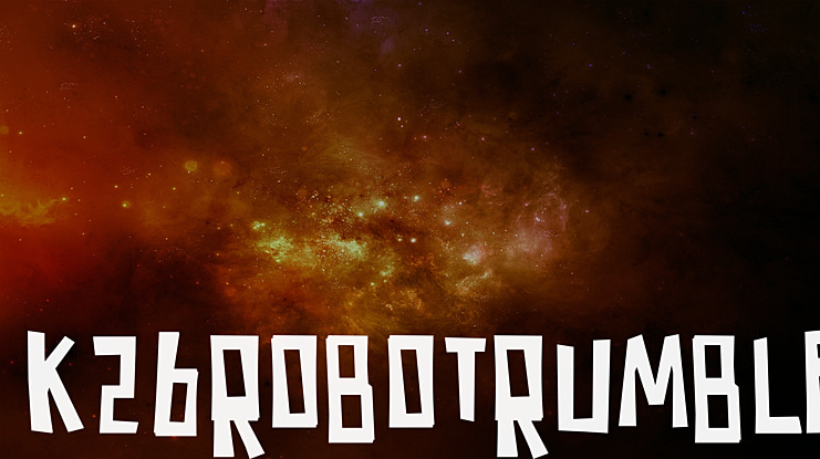 K26RobotRumble Font