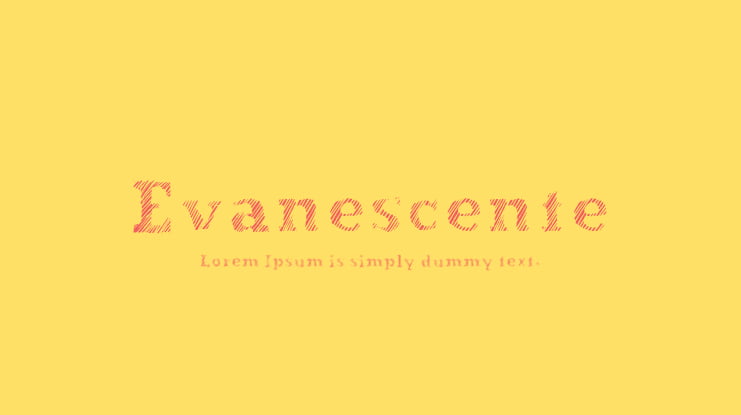Evanescente Font