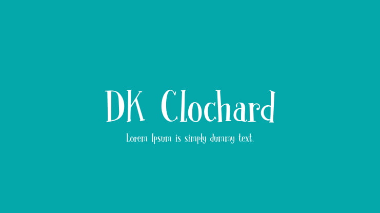 DK Clochard Font