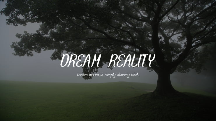 DREAM REALITY Font