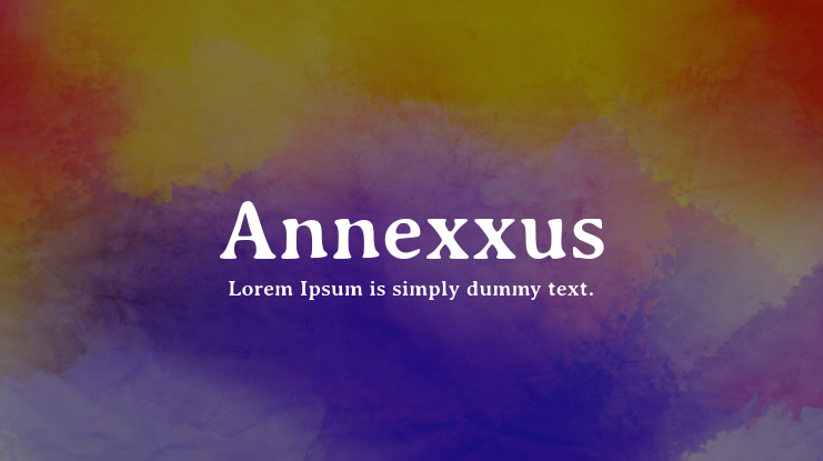 Annexxus Font
