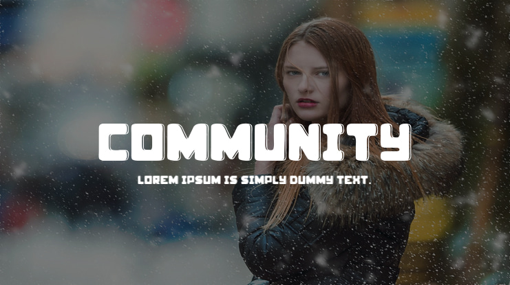 community Font