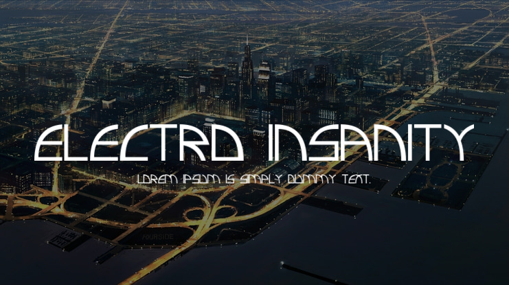 Electro Insanity Font