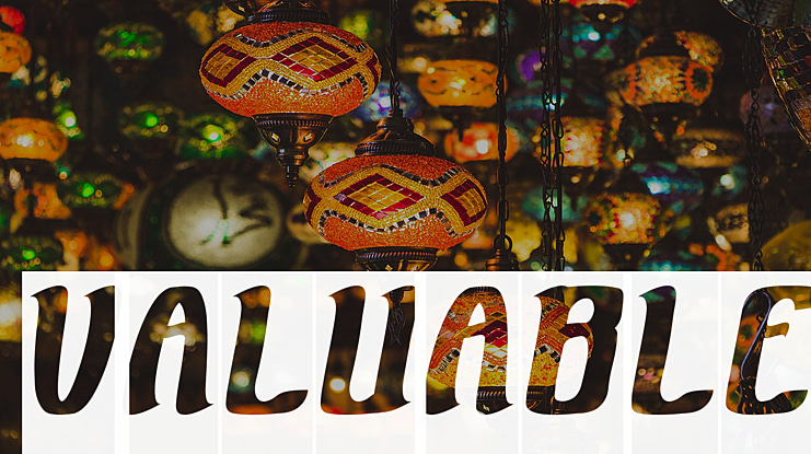 VALUABLE Font Family