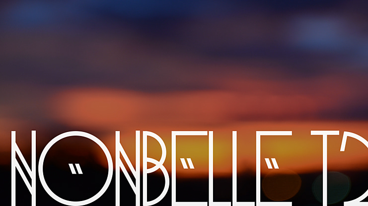 NonBelle T2 Font