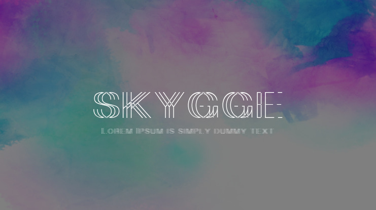 skygge Font