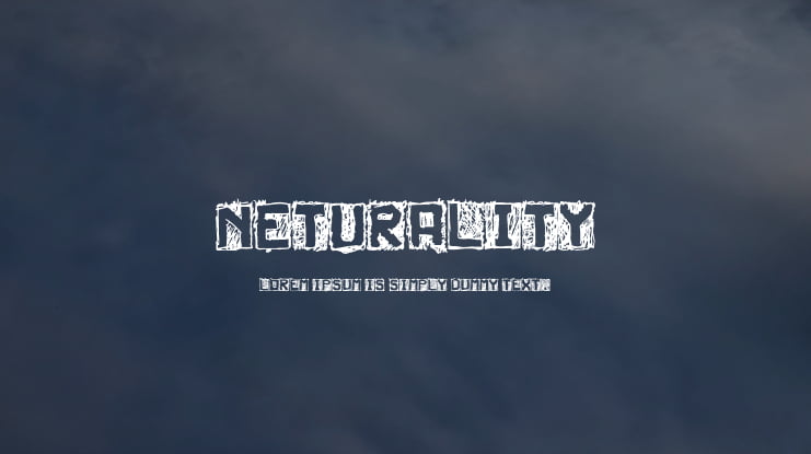 Neturality Font