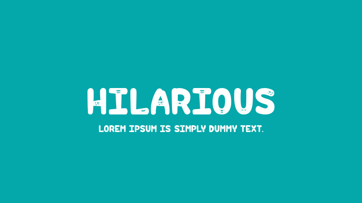 Hilarious Font Family
