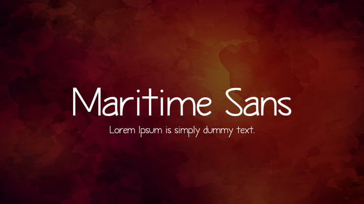 Maritime Sans Font Family