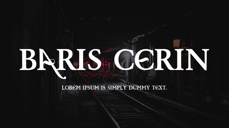 Baris Cerin Font
