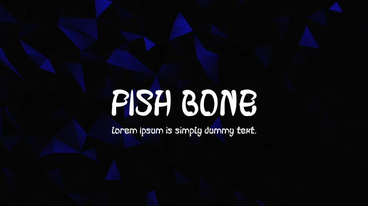 FISH BONE Font Family