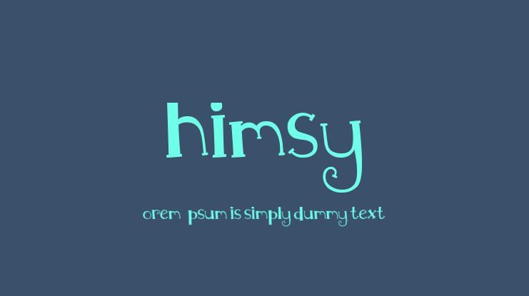 MTF Whimsy Font
