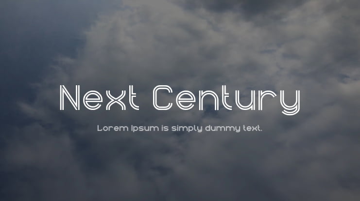 Next Century Font Family