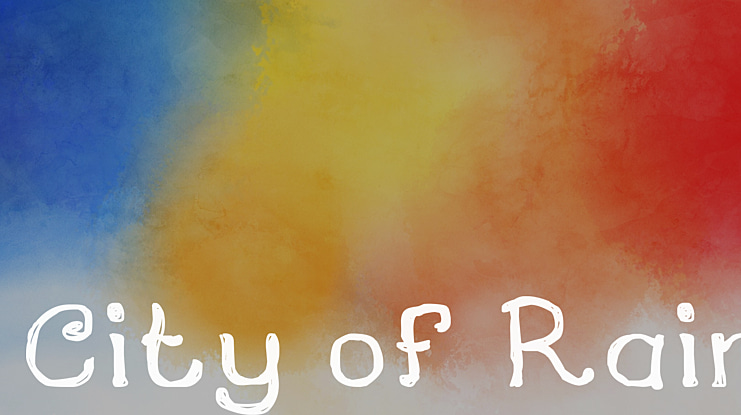 City of Rain Font
