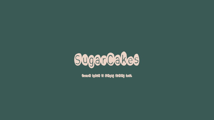 SugarCakes Font