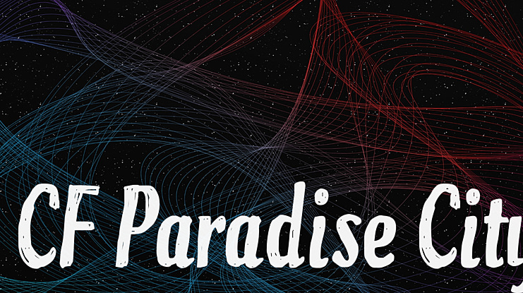 CF Paradise City Font