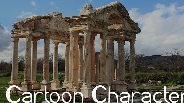 Cartoon Character Font Family