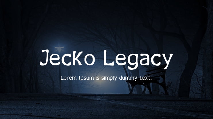 Jecko Legacy Font